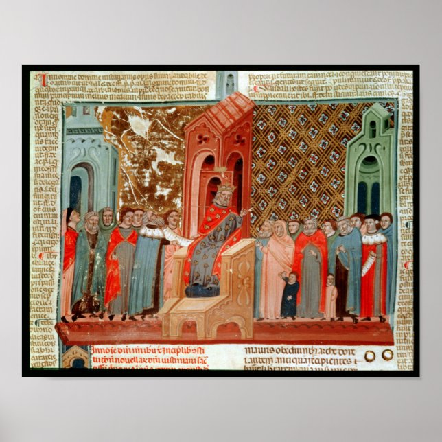 Poster L'empereur Justinian et son tribunal (Devant)