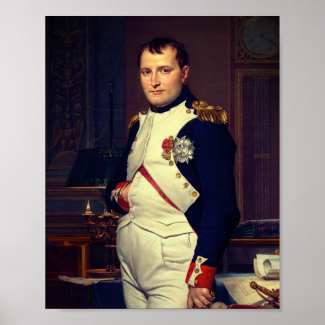 Poster L'empereur Napoléon dans son étude aux Tuileries (Devant)