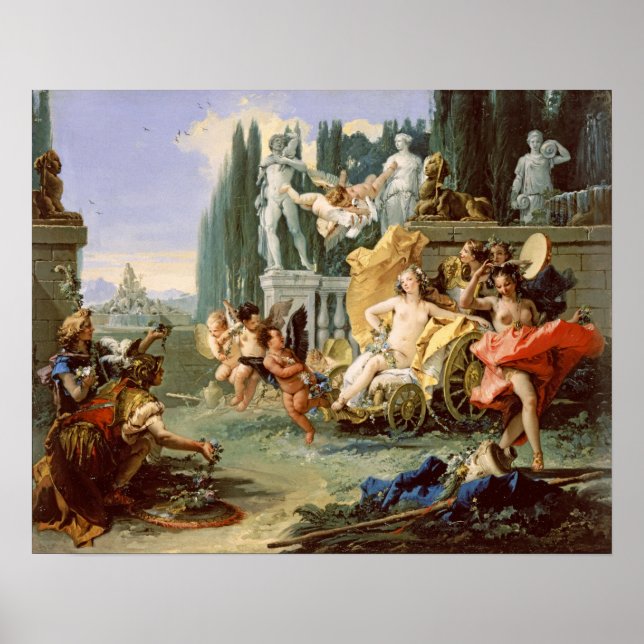 Poster L'Empire de la Flore (Tiepolo 1743) (Devant)