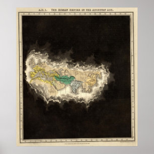 Poster L'empire romain dans l'ANNONCE du siècle d'Auguste