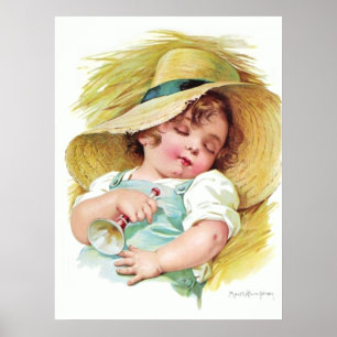 Poster L'enfant endormi de Maud Humphrey