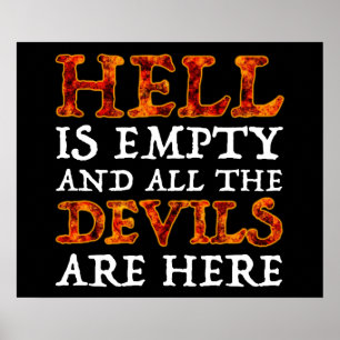 Poster L'enfer est vide et tous les diables sont ici