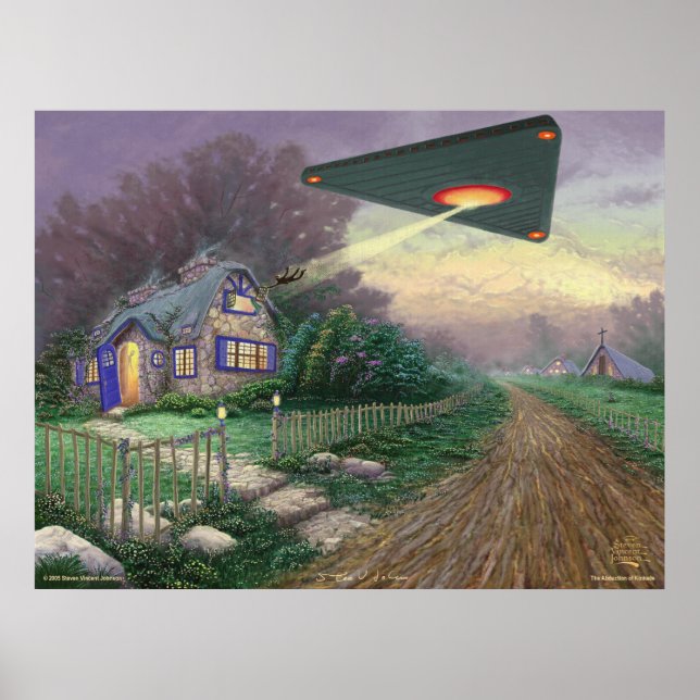 Poster L'enlèvement de Kinkade, par Steven Vincent Johnso (Devant)