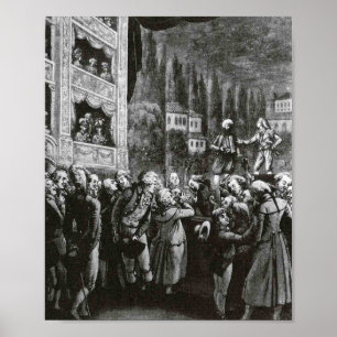 Poster L'enlèvement de l'opéra Serail Amadeus Mozart