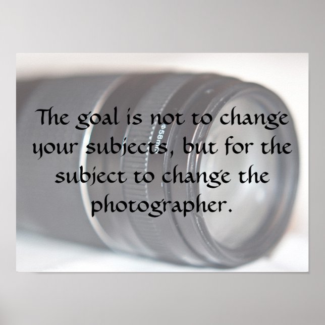 Poster Lens de photographie (Devant)