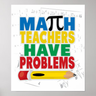 Poster L'enseignant en mathématiques a des problèmes