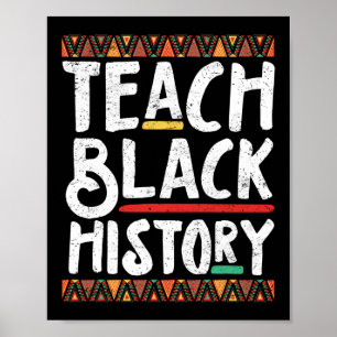 Poster L'enseignant enseigne le Mois de l'histoire noire
