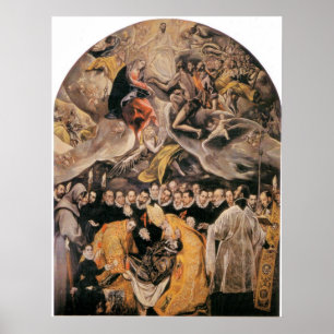 Poster L'Enterrement du Comte d'Orgaz par El Greco