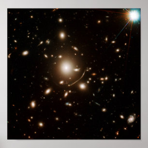Poster Lentilles gravitationnelles du télescope spatial G