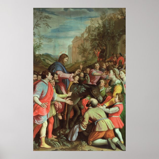 Poster L'entrée du Christ à Jérusalem (Devant)