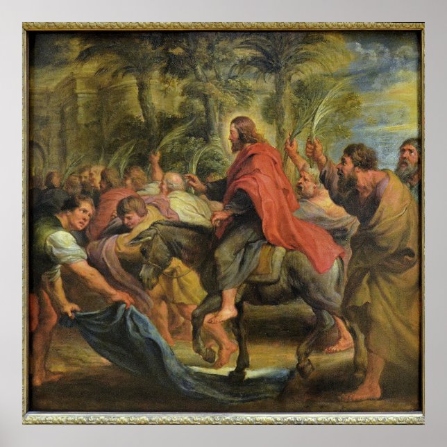Poster L'Entrée du Christ à Jérusalem (Devant)