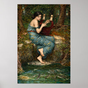 Poster L'Envoûteur par John William Waterhouse
