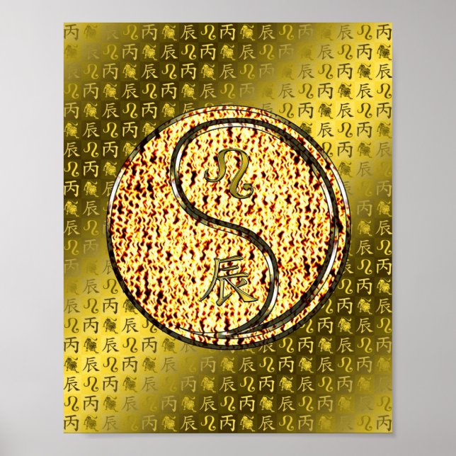 Poster Leo & Fire Dragon (Devant)