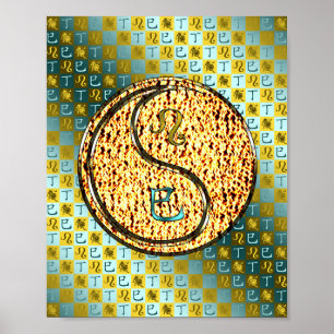 Poster Leo & Fire Snake