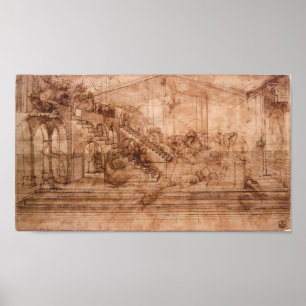 Poster Léonard de Vinci : Après les détails