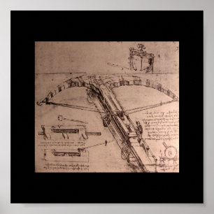 Poster Leonardo da Vinci, conception pour une énorme