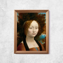 Leonardo Da Vinci Ginevra De Benci Ancien Art Célè