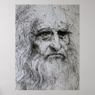 Poster - Leonardo Da Vinci self portrait