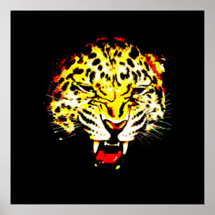 Poster Leopard Imprimer - Posters Leopard Eyes