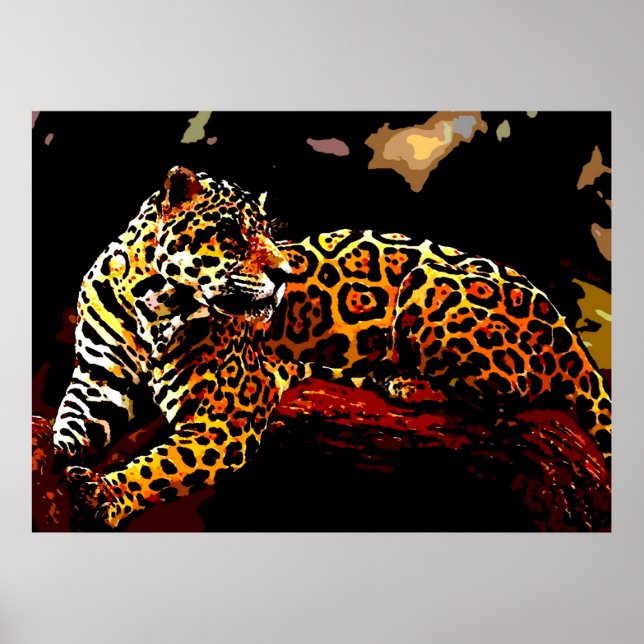 Poster Leopard Imprimer - Posters Wild Cats Imprim (Devant)