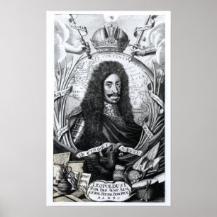 Poster Léopold I, Roi de Hongrie et Saint Romain