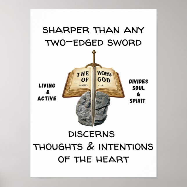 Poster L'épée apologétique du Seigneur Écriture (Devant)