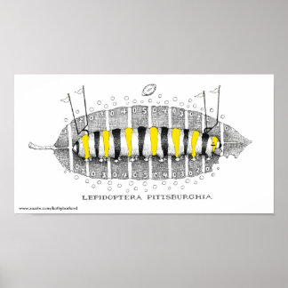 Poster Lepidoptera Pittsburghia-Zazzle, www.zazzle.com...