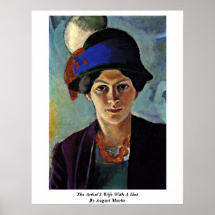 Poster L'épouse des artistes avec un casquette avant août