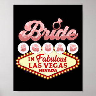 Poster L'Équipe De Mariées De Las Vegas À Vegas Drôle Épo