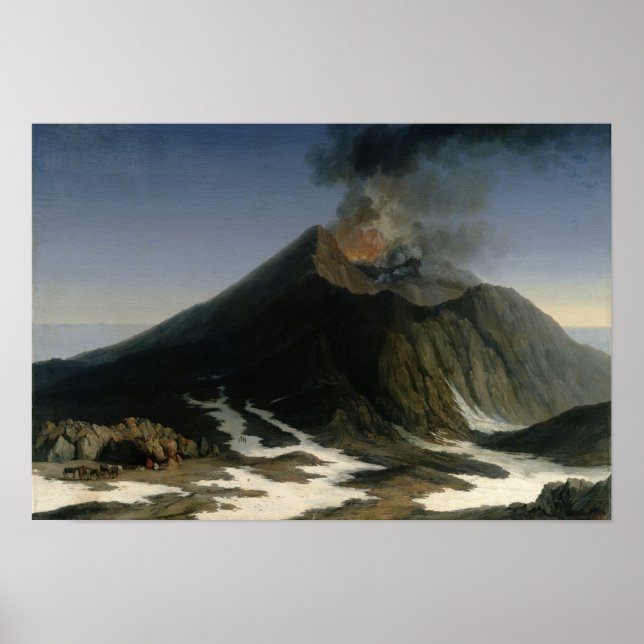 Poster L'éruption de l'Etna (Devant)