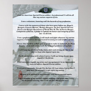 Poster les 19èmes forces spéciales groupent les