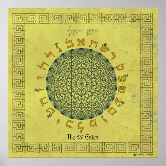 Poster Les 231 Gates Moss Green (Devant)