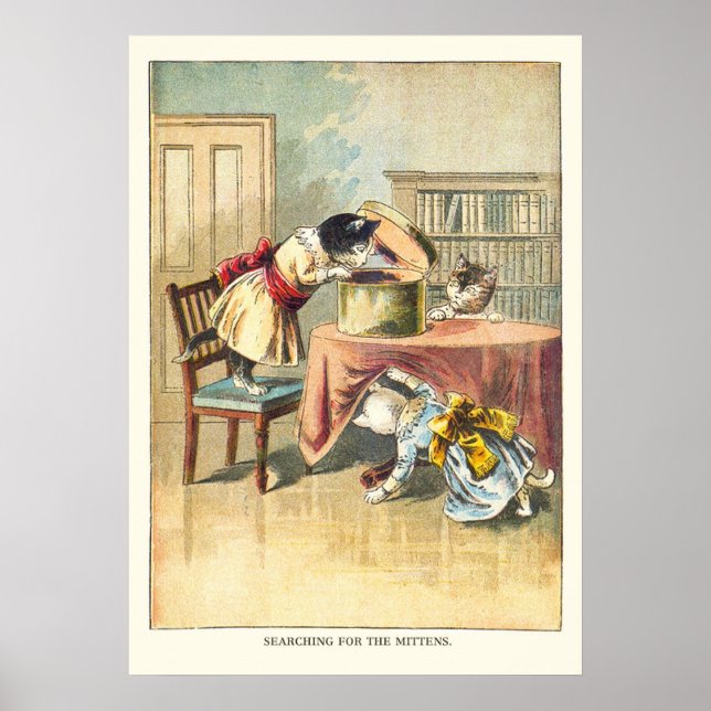 Poster Les 3 petits chatons : à la recherche des Mittens (Devant)