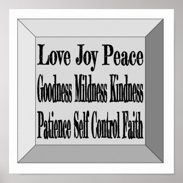 Poster Les 9 fruits (Devant)