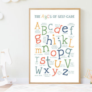 Poster Les ABC de l'auto-apprentissage social émotionnel
