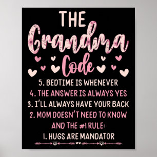 Poster Les Accrocs De Code Grandma Sont Des Citations Obl