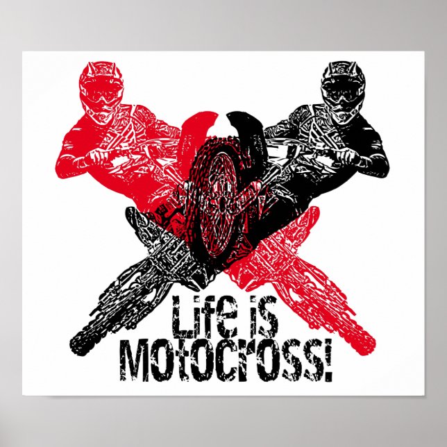 Poster Les accros de la moto (Devant)