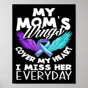 Poster Les ailes de ma mère couvrent mon coeur Sensibilis