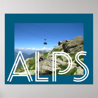 Poster Les Alpes