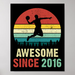 Poster Les amateurs de basket-ball du 5e anniversaire son