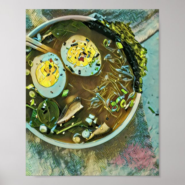 Poster Les amateurs de gastronomie japonaise (Devant)