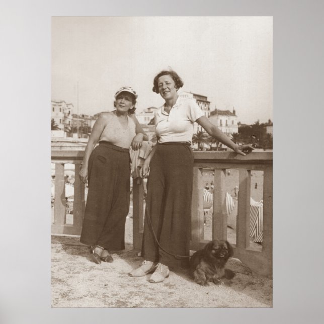 Poster Les amis à Cannes dans les années 1930 (Devant)