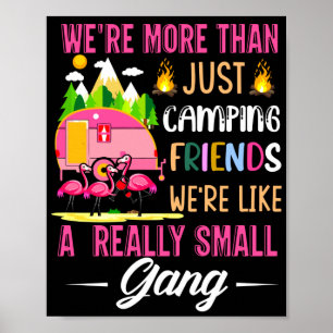 Poster Les amis de camping sont comme un petit gang