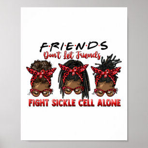 Poster Les amis ne laissent pas les amis combattre seuls