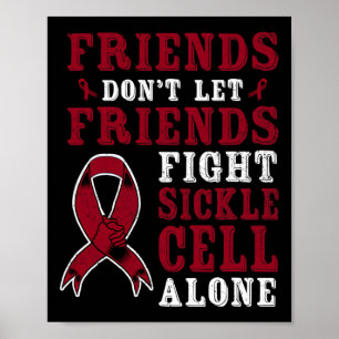 Poster Les amis ne laissent pas les amis combattre seuls