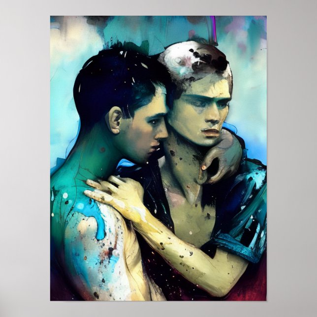 Poster Les amoureux (Devant)