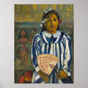 Poster Les Ancêtres de Tehamana Paul Gauguin