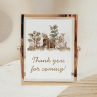 Les animaux des bois Merci d'aventure pour venir