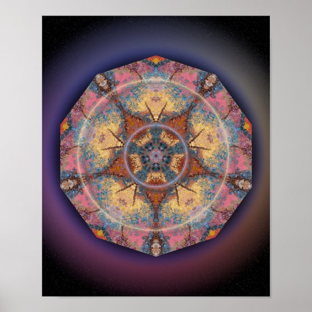 Poster Les anneaux de vision - Choisissez une taille - Po (Devant)