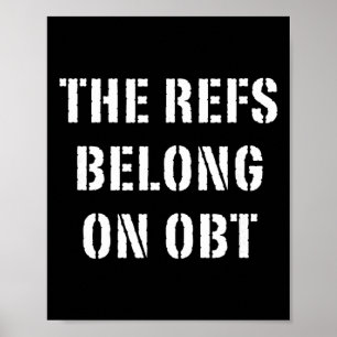 Poster Les arbitres appartiennent à Obt - Orlando Soccer
